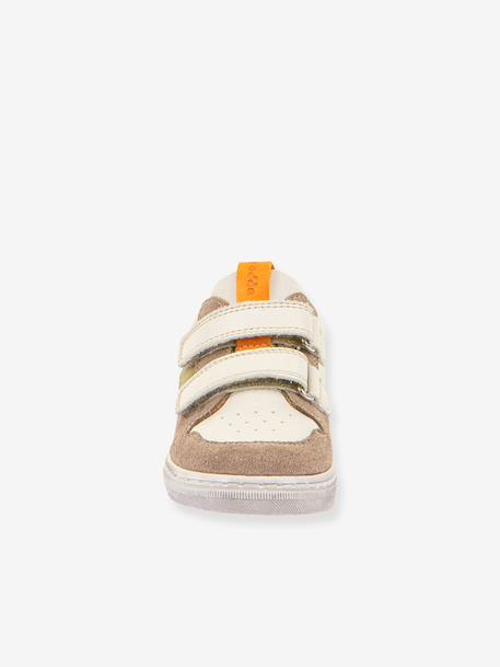 DOLVY trainers for children by FRODDO beige+multicoloured+rosy - vertbaudet enfant 