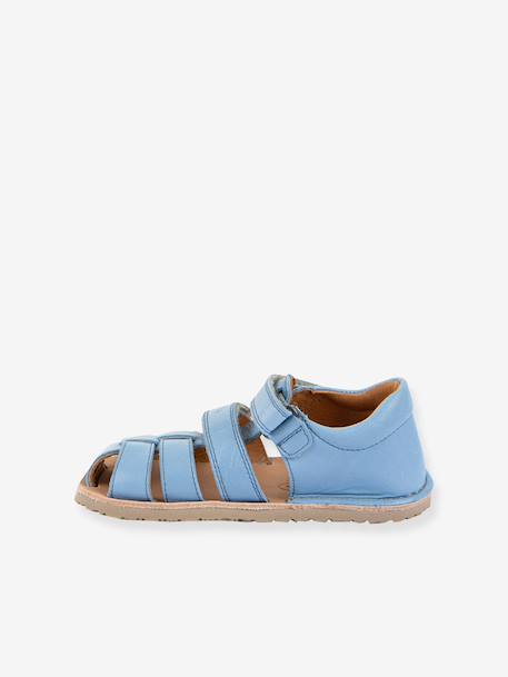 Barefoot FLEXY F child's sandals Froddo coral+rosy+sky blue+yellow - vertbaudet enfant 