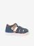 KEKO children's FRODDO sandals beige+caramel+denim blue - vertbaudet enfant 