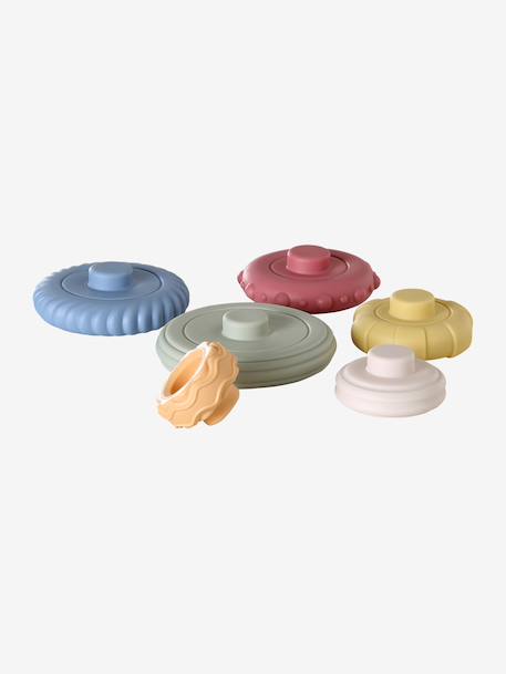 Sensory stacking pyramid multicoloured - vertbaudet enfant 