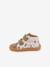 FRODDO baby's first steps barefoot printed shoes beige+light pink - vertbaudet enfant 