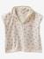Customisable recycled cotton baby poncho MY HEART printed pink - vertbaudet enfant 