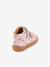 Chaussures premiers pas barefoot imprimés bébé Froddo beige+rose clair - vertbaudet enfant 