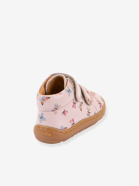 FRODDO baby's first steps barefoot printed shoes beige+light pink - vertbaudet enfant 