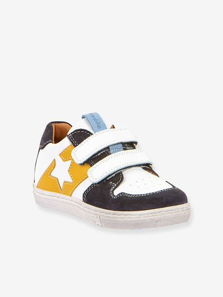 DOLVY trainers for children by FRODDO beige+multicoloured+rosy - vertbaudet enfant 