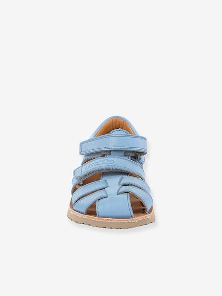 Barefoot FLEXY F child's sandals Froddo coral+rosy+sky blue+yellow - vertbaudet enfant 