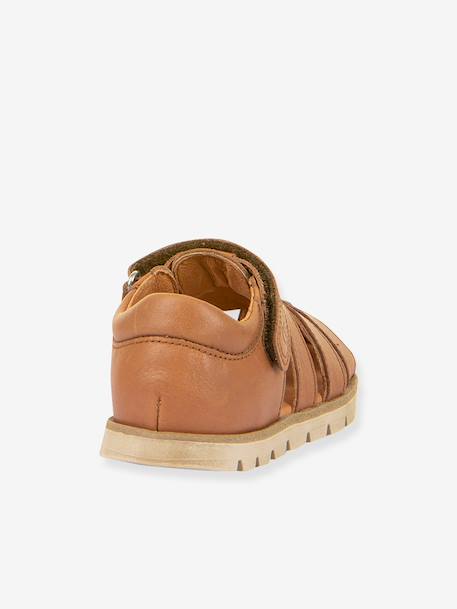 KEKO children's FRODDO sandals beige+caramel+denim blue - vertbaudet enfant 