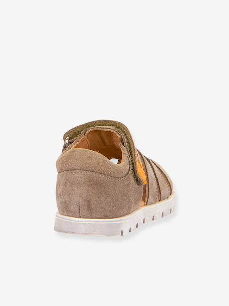 KEKO children's FRODDO sandals beige+caramel+denim blue - vertbaudet enfant 