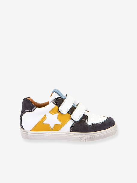 DOLVY trainers for children by FRODDO beige+multicoloured+rosy - vertbaudet enfant 