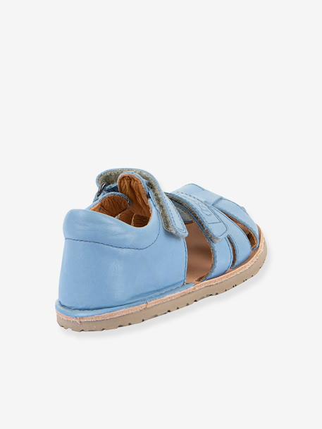 Barefoot FLEXY F child's sandals Froddo coral+rosy+sky blue+yellow - vertbaudet enfant 