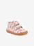 FRODDO baby's first steps barefoot printed shoes beige+light pink - vertbaudet enfant 