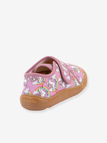 Chaussons barefoot imprimés enfant Froddo bleu électrique+fuchsia+gris+rose imprimé - vertbaudet enfant 