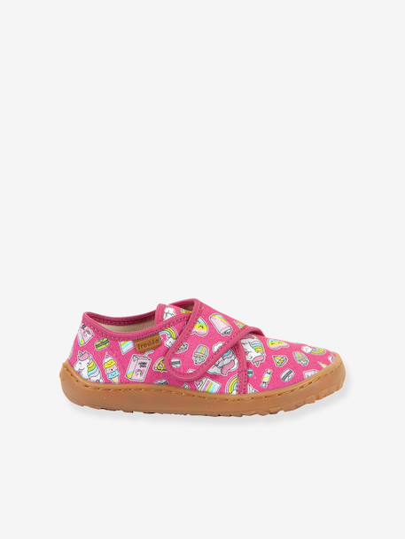 FRODDO printed barefoot slippers for children electric blue+fuchsia+grey+printed pink - vertbaudet enfant 