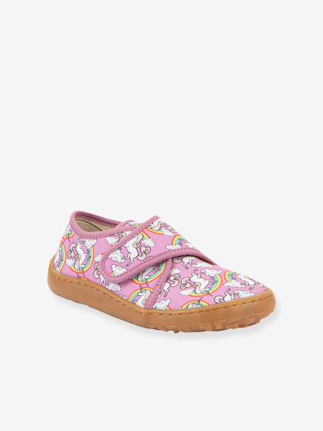 Chaussons barefoot imprimés enfant Froddo bleu électrique+fuchsia+gris+rose imprimé - vertbaudet enfant 