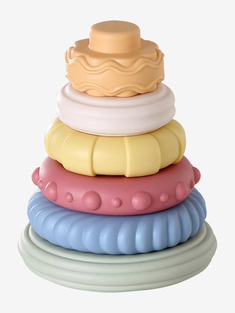 Sensory stacking pyramid multicoloured - vertbaudet enfant 