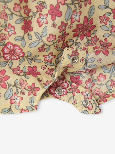Girl's playsuit with thin straps pale yellow - vertbaudet enfant 