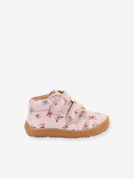 FRODDO baby's first steps barefoot printed shoes beige+light pink - vertbaudet enfant 