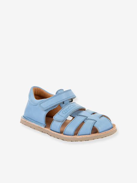 Barefoot FLEXY F child's sandals Froddo coral+rosy+sky blue+yellow - vertbaudet enfant 