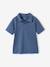 Polo uni garçon bleu - vertbaudet enfant 