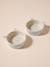 Set of 2 Ceramic Cat Bowls, FAMILY ecru+printed white - vertbaudet enfant 