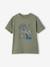 Boy's short-sleeved t-shirt lichen+marl white - vertbaudet enfant 