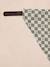 Bandana chien coton blanc imprimé+carreaux beige+marron imprimé - vertbaudet enfant 