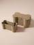 Pack of 2 toy trunks with rope in bone shape beige - vertbaudet enfant 