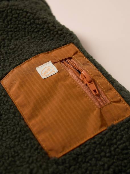 Fleece dog coat beige+khaki - vertbaudet enfant 