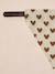 Cotton dog bandana chequered beige+printed brown+printed white - vertbaudet enfant 