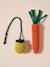 Lot 2 jouets corde chien fruits jaune - vertbaudet enfant 