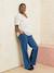 Maternity blouse with V-neck ecru - vertbaudet enfant 