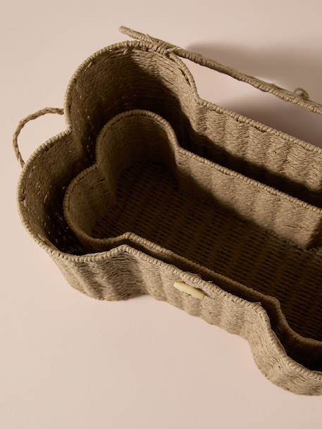 Pack of 2 toy trunks with rope in bone shape beige - vertbaudet enfant 