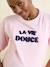 T-shirt manches courtes allaitement coton bio rose - vertbaudet enfant 