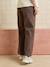 Straight leg maternity trousers chocolate - vertbaudet enfant 