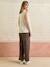Straight leg maternity trousers chocolate - vertbaudet enfant 