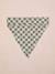 Cotton dog bandana chequered beige+printed brown+printed white - vertbaudet enfant 