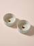 Pack of 2 scalloped ceramic bowls ecru - vertbaudet enfant 