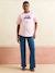 Organic cotton nursing clothes short-sleeved T-shirt rose - vertbaudet enfant 