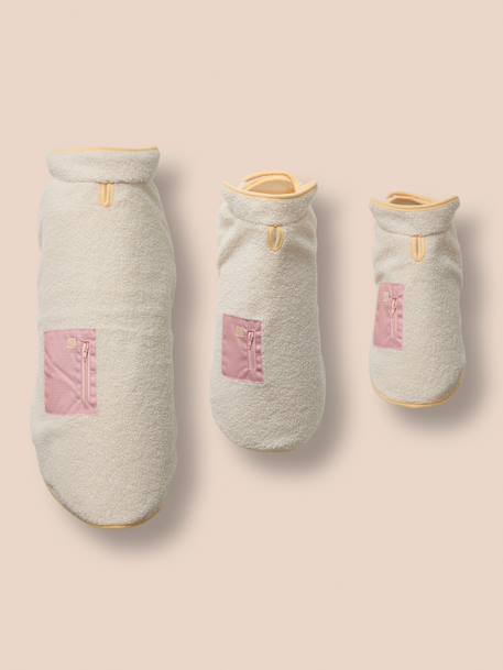 Fleece dog coat beige+khaki - vertbaudet enfant 