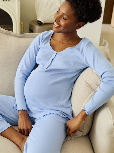 Nursing clothes pyjamas lavender - vertbaudet enfant 