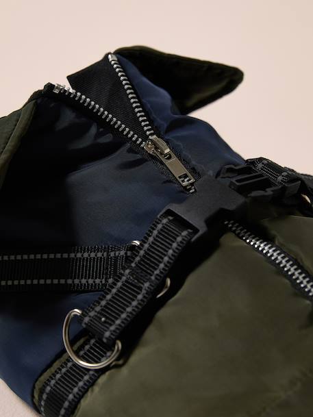 Lightweight jacket with dog zip and harness caramel - vertbaudet enfant 