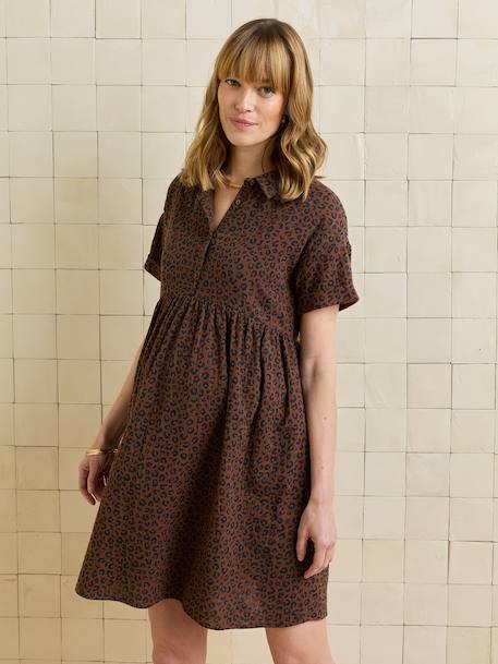 Maternity shirt dress chocolate - vertbaudet enfant 