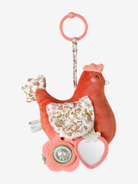 Hanging hen soft toy orange - vertbaudet enfant 
