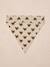 Cotton dog bandana chequered beige+printed brown+printed white - vertbaudet enfant 