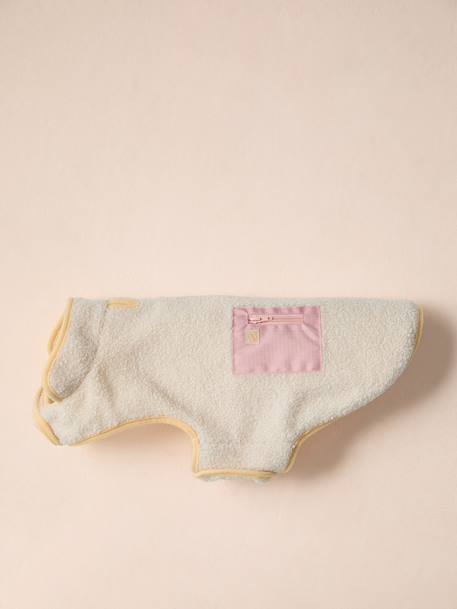 Manteau polaire chien beige+kaki - vertbaudet enfant 