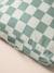 Cotton mattress cover for rectangular mattresses chequered blue - vertbaudet enfant 