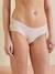 Pack of 3 maternity briefs in organic cotton lace pale pink - vertbaudet enfant 