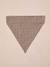 Bandana chien coton blanc imprimé+carreaux beige+marron imprimé - vertbaudet enfant 