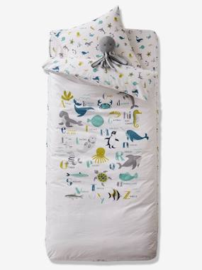Ready-for-bed 'Easy to Tuck In', Without Duvet, MARINE ALPHABET  - vertbaudet enfant