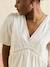 Maternity blouse with V-neck ecru - vertbaudet enfant 